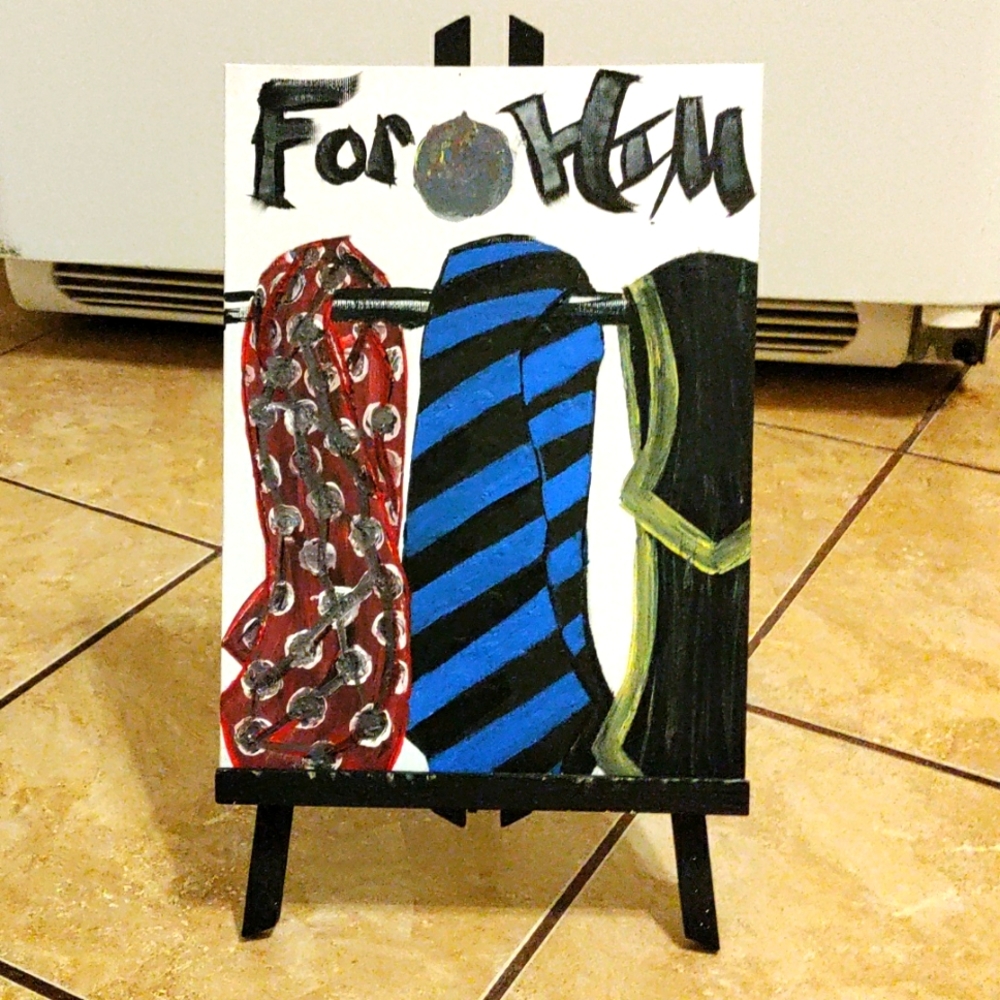 Amateur Art: 9x12 Flat canvas